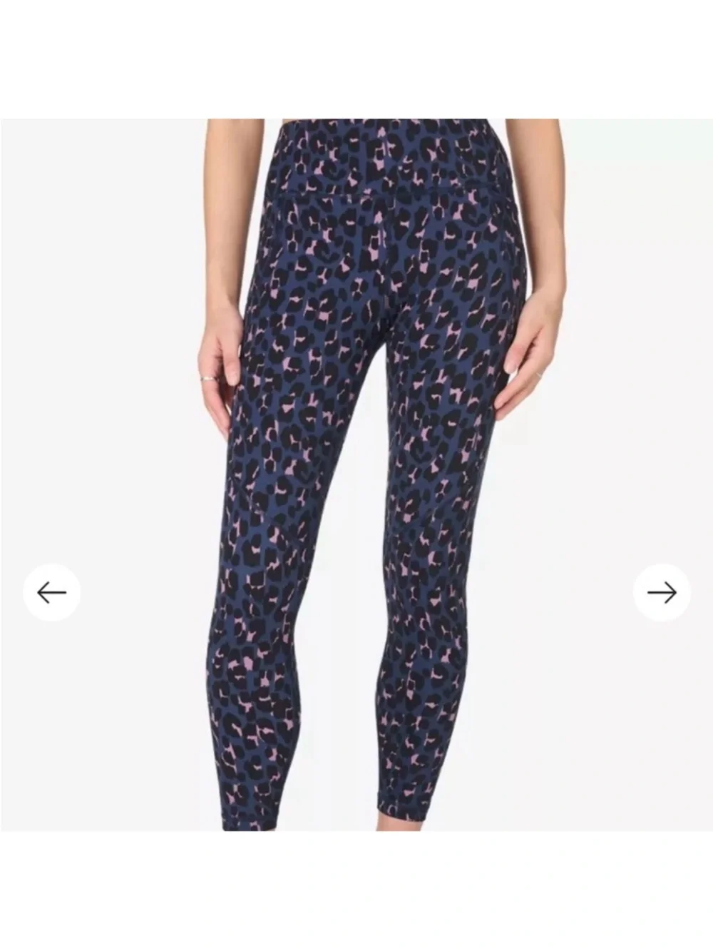 Bundle (2 pairs) of Sweaty Betty Power 7/8 length multicolor leggings, US size 6 - Picture 2 of 13